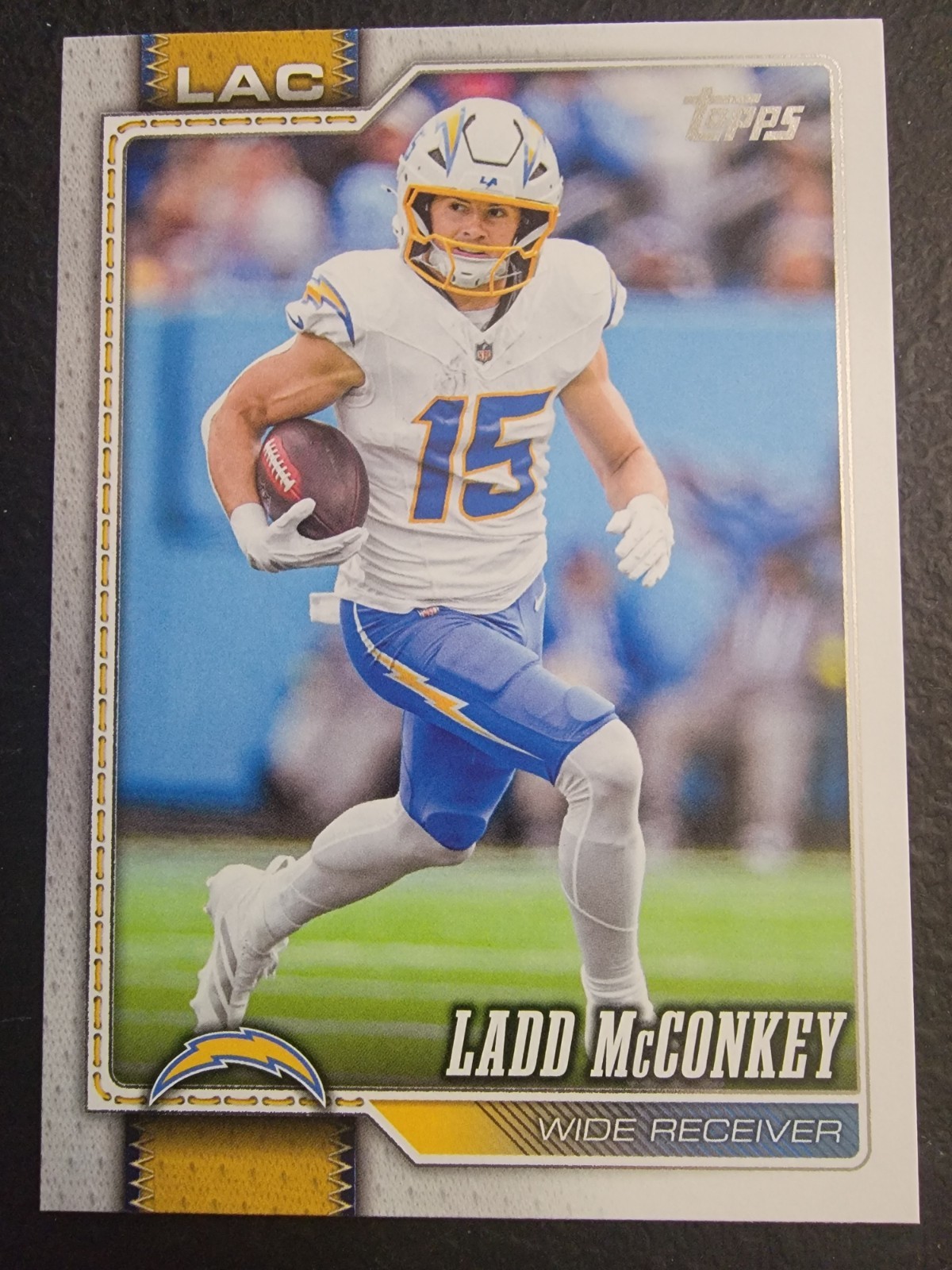 2026 Topps Flagship Football Ladd McConkey #104 Base Card