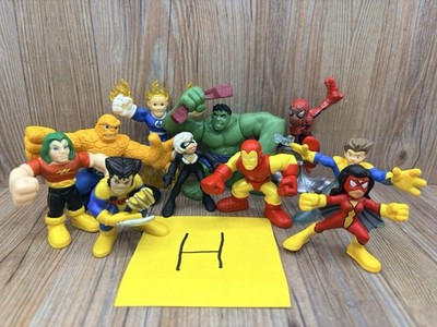 Lot of 10 - Marvel Super Hero Squad collectibles Toys Action Figures Lot H