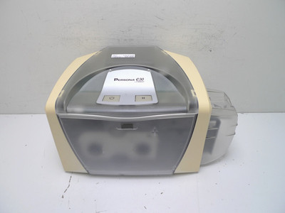 Fargo Persona C30 ID Printer | Powers On, USB & Install Work | ID Print Untested