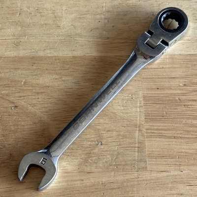 Cornwell Tools 9mm Ratcheting Flex Combination Wrench Multi Drive CRW9MFA