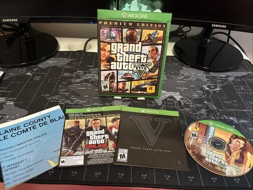 New ListingGrand Theft Auto V GTA V Premium Edition GTA 5 (Microsoft Xbox One) With Map