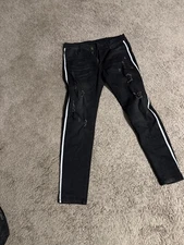 Men’s Black Skinny Jeans Size 36x32