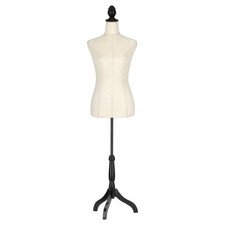 Semplix Decorativo Sartoriale-Bambola Vestita-Busto Fodera Lino Altezza Regolabile