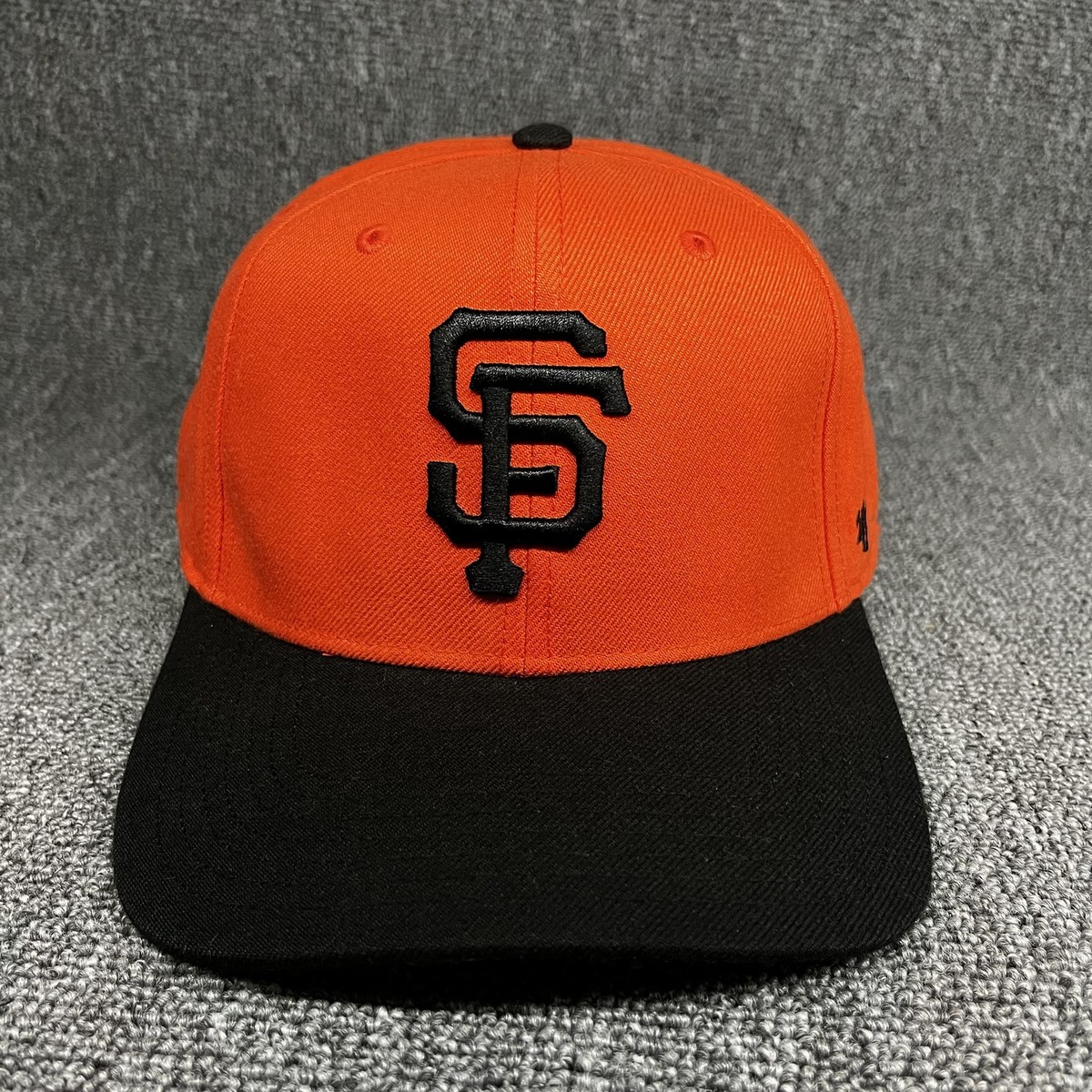 San Francisco Giants '47 Brand Captain Snapback Hat Orange Black SF MLB Cap