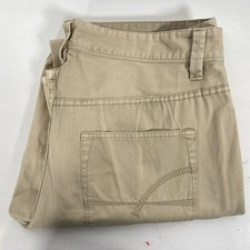 French Connection Mens Beige Straight Button Up Chino Pants Size 34 GUC
