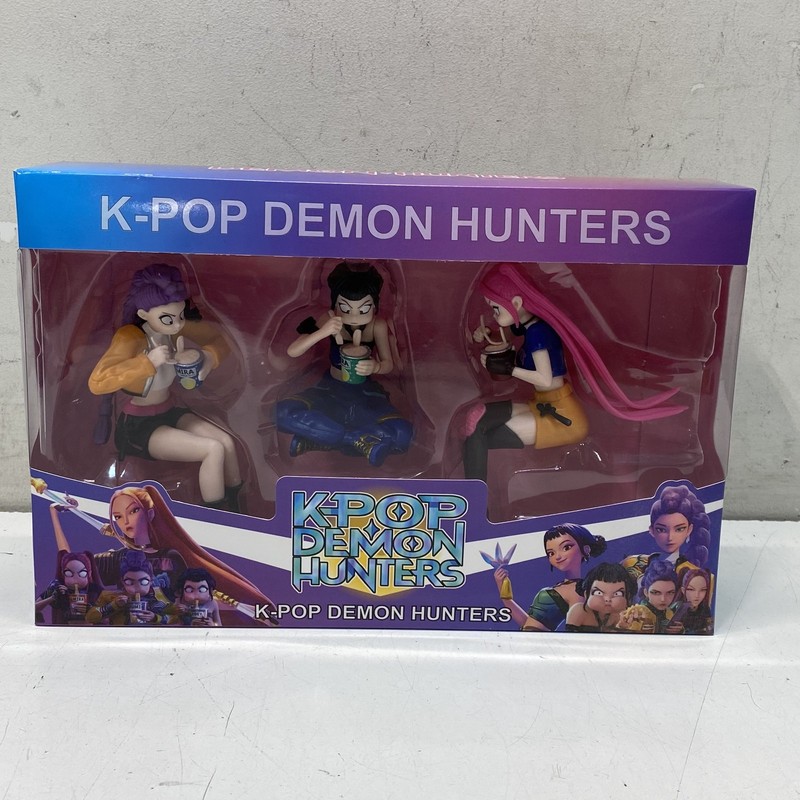 K-Pop Demon Hunters Action Figure 3-Pack Set Mira Rumi Zoey New Sealed