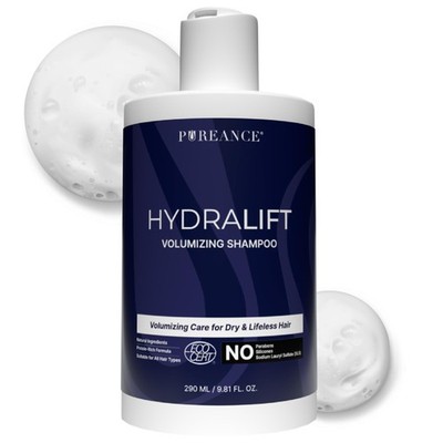 Pureance Hydralift Volumizing Shampoo Thinning Hair Thickening Sulfate Free