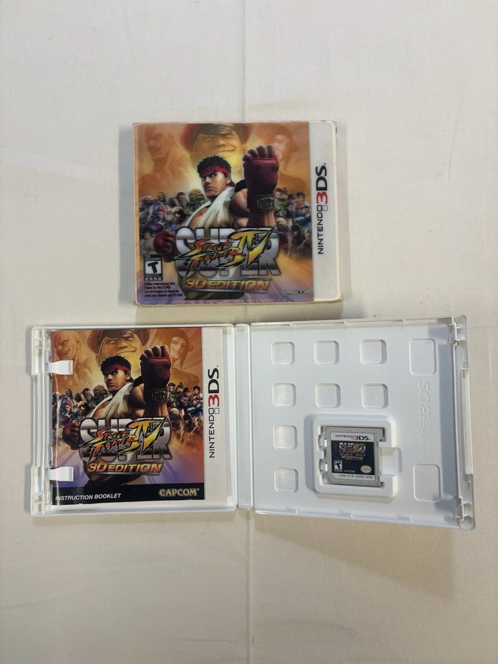 Super Street Fighter IV 3D Edition (Nintendo 3DS, 2011) Complete CIB Holo Tested - Image 3 of 4