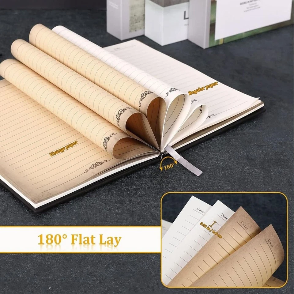 Fair Trade Handmade Tree Of Life Leather Journal notebook paint scrapbook - Image 2 of 4