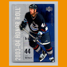 Todd Bertuzzi #87 2003-04 Upper Deck Honor Roll Vancouver Canucks Hockey Card