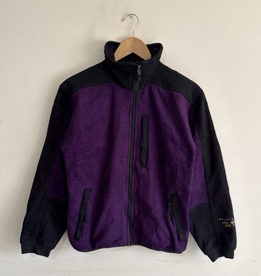 Mountain Hardwear Vintage Polartec lila/schwarz Sherpa Fleece Damengröße 8