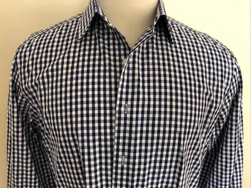 BEN SHERMAN MEN'S SLIM FIT COTTON CASUAL SHIRT SIZE 17 - 36/37