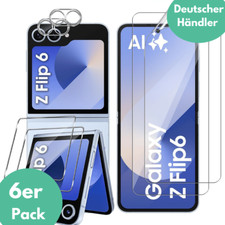 6X Schutzglas für Samsung Galaxy Z Flip 6 5G...