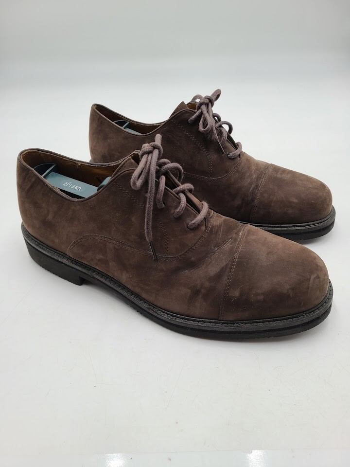 Cole Haan Derby Shoes Mens 9 D Brown Suede Tensile Air Vibram USA 81129H Cole Haan Brown Suede Italian Vibram Sole 9.5 D Wingtips  main image 2