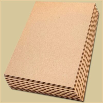 Wellpapp Zuschnitte 297 x 210 mm B-Welle Formate DIN A4