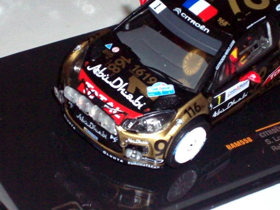 IXO RAM558 1/43 CITROËN DS3 WRC #1 Sébastien LOEB Rallye de France Alsace 2013 - Immagine 2 di 4