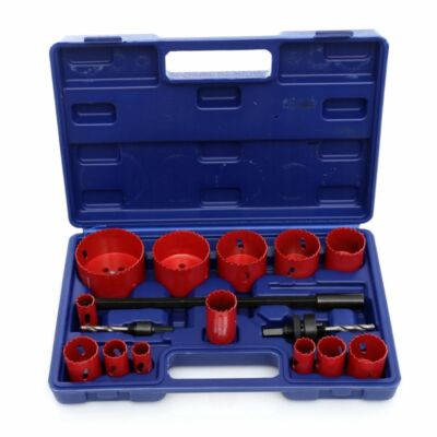 17stk 19-76mm Lochsäge Set HSS Bi-Metall Dosenbohrer Bohrkronen im Koffer ES 03 17stk 19-76mm Lochsäge Set HSS Bi-Metall Dosenbohrer Bohrkronen im Koffer ES 03