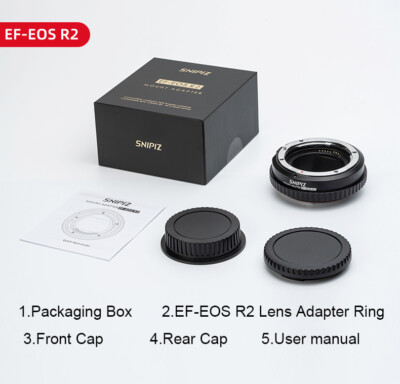SNIPIZ EF-EOS R2 AF Lens Adapter for Canon EF-S EF Lens to