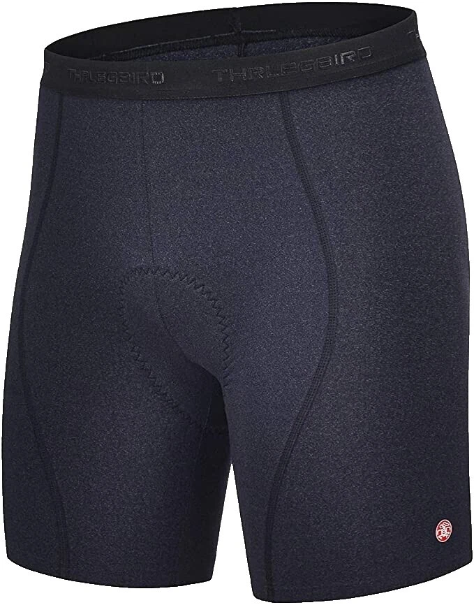 Pantalones cortos de ciclismo de Poliéster Negro