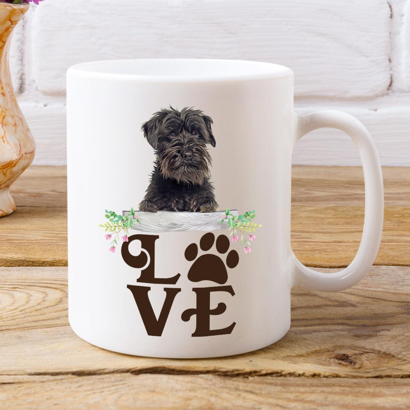 Custom Schnauzer Dog Coffee Mug - Perfect Gift for Grandma or Mother's Day