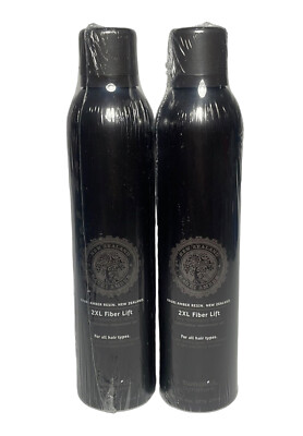 2 Pack Tweak'd by Nature 2XL FIBER LIFT Dry Volumizing Spray Kauri Amber Resin