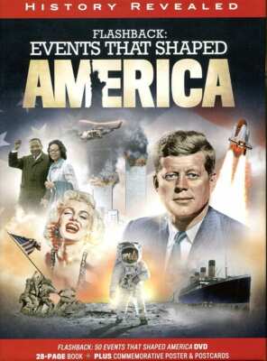 Flashback: Events That Shaped America.(2013) DVD / Book / Poster / Postcards NEW