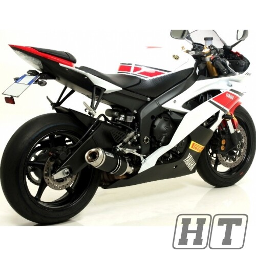 Endschalldämpfer Thunder Aluminium Dark, Edelstahl - Endkappe Arrow mit ABE