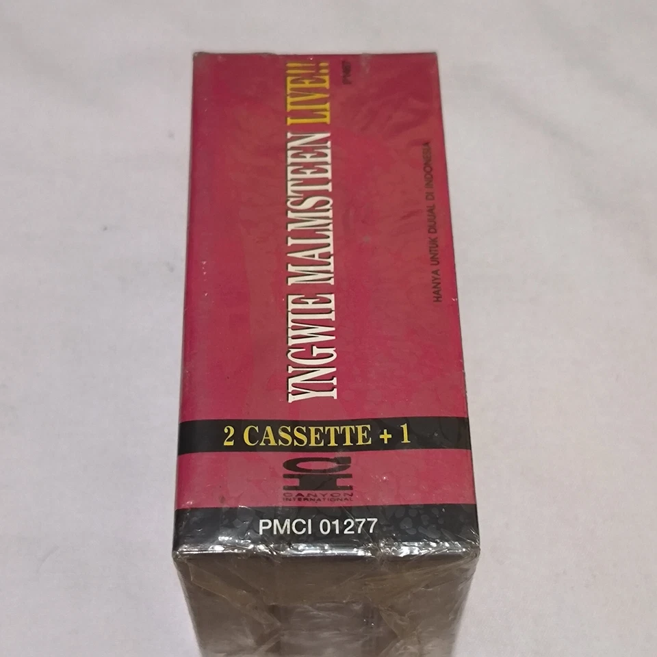 Yngwie Malmsteen - live 1999 LIMITED EDITION 3x original indonesia tapes NEW - Image 3 of 4