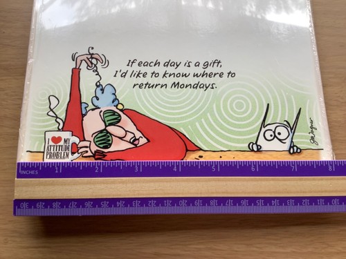 Vintage 80s Maxine Dry Erase Memo Board New Hallmark Mondays Kitchen Office - Picture 11 of 12