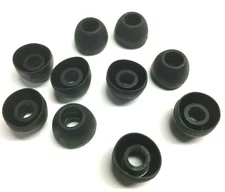 10 Rubber Ear Tips Earbuds Plugs for Phiaton BT100 BT110 BT120 BT150 Headphones