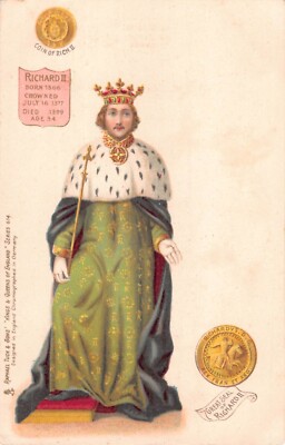 Old Tuck Kings & Queens of England Postcard of Richard II - Series 614