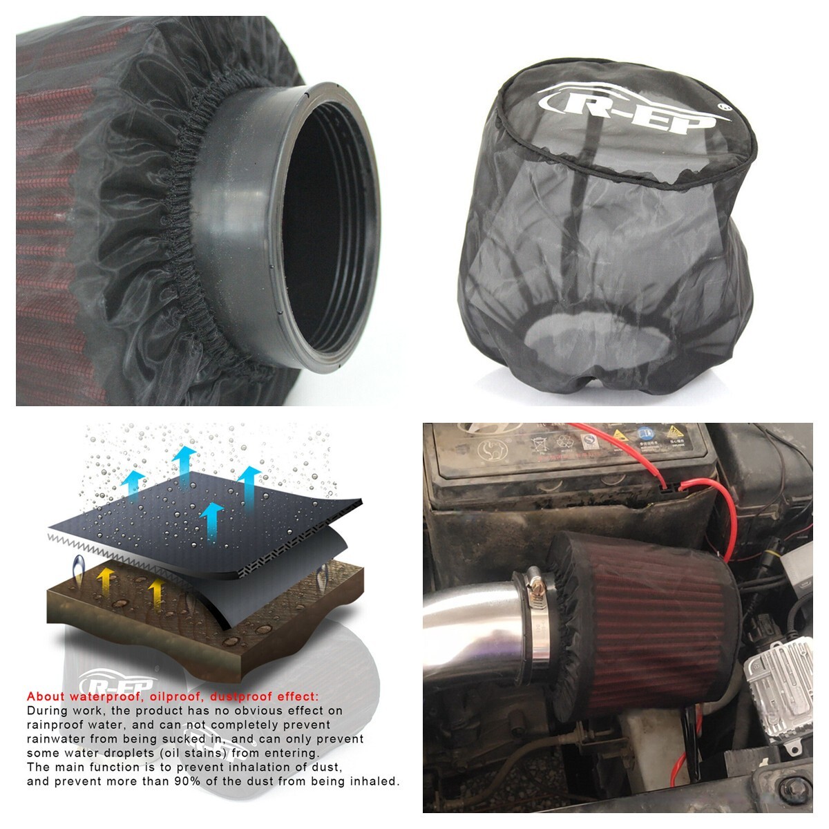 Outerwears Carbon Fiber Box Pre-Filter 4-1/8 Outerwears Carbon Fiber Box Pre-Filter 4-1/8