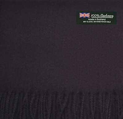 Womens Mens 100% Cashmere Scotland Oversized Blanket Wool Scarf Shawl Wide Wrap
