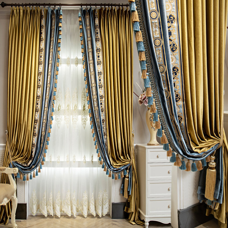 Gold Curtains Living Room