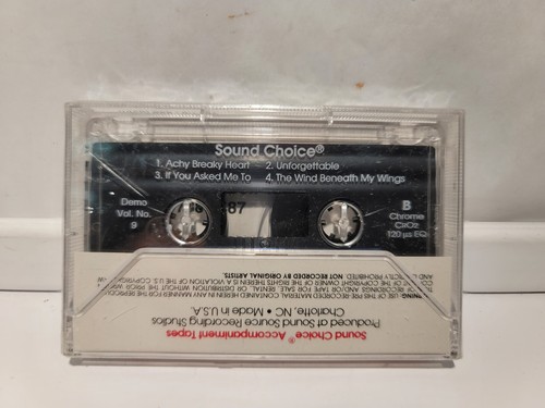 Sound Choice Accompaniment Tapes Demonstration Tape New Sealed - Picture 2 of 4