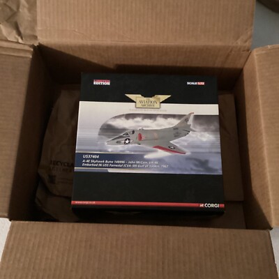 Corgi 1:72 Limited Edition A-4E Skyhawk model unopened US37404 John McCain 4A-46