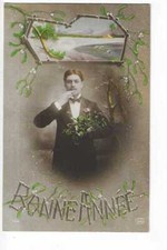 Fantasy Card For Men With Flowers