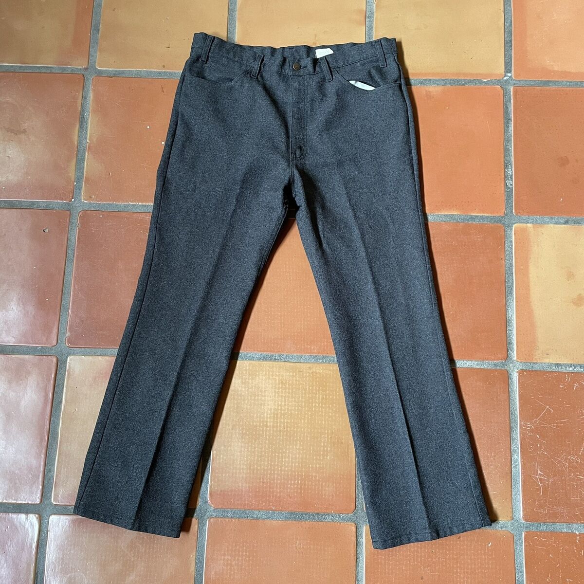 Vintage Levi Strauss Men's 38x30 100% Polyester Pants Made Vintage Levi Strauss Men's 38x30 100% Polyester Pants Made