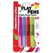 Play Pens Edible Body Paints ( 4 Pack ) by Hott Products Unlimited