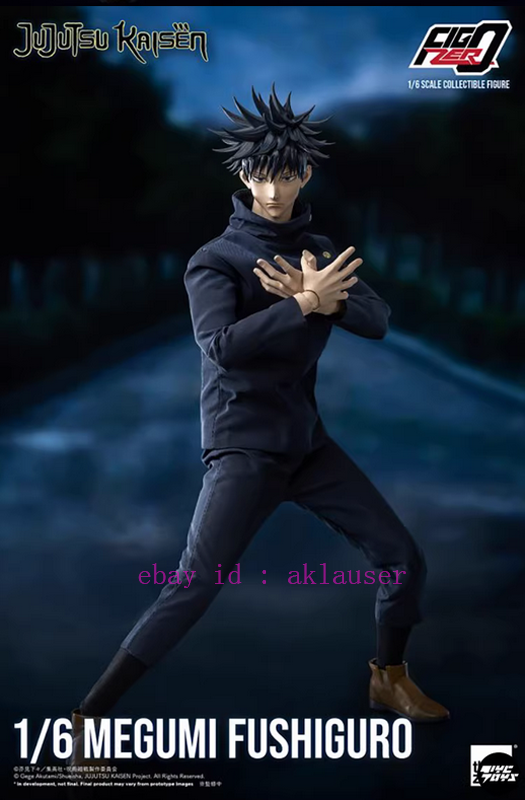 Threezero Z03750m0 1/6 Jujutsu Kaisen Megumi Fushiguro Action