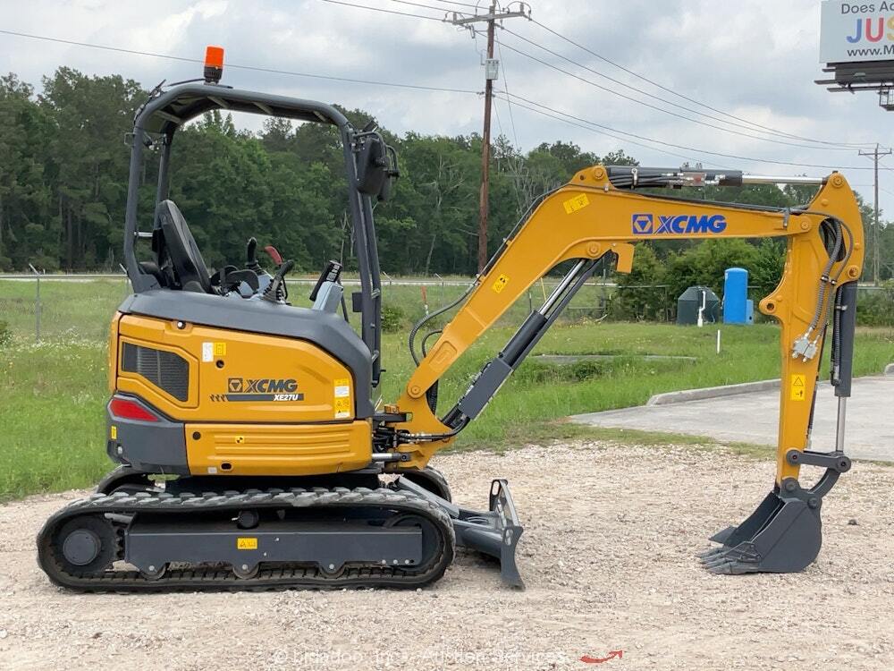 2022 Xcmg XE27U Hydraulic Mini Excavator Blade Backhoe Aux Hyd bidadoo -New