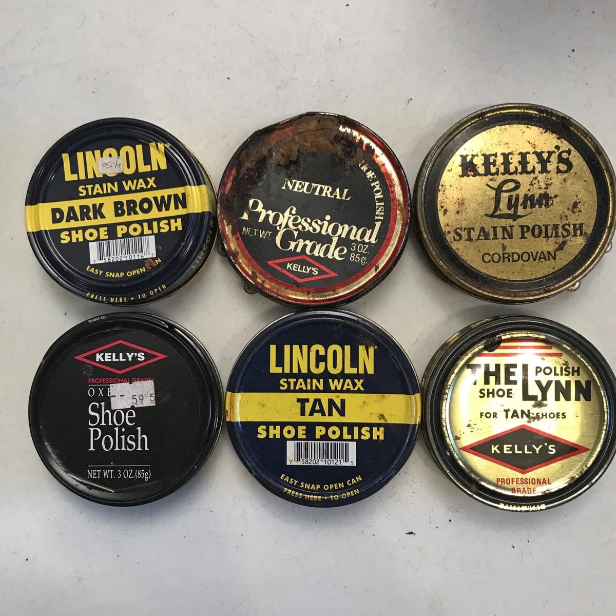 Shoe cheap shine tin