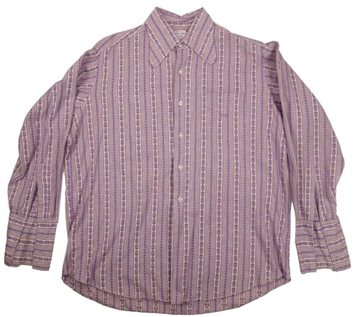 HERMES Vintage Era Valouse Skipper Long Sleeve Shirt Purple