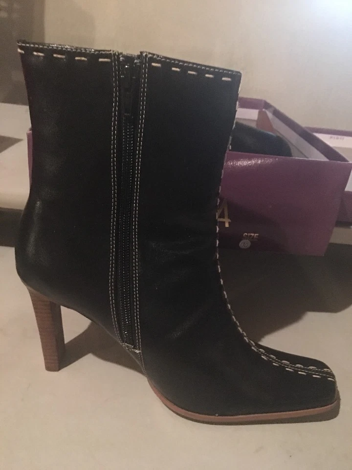 Paprika Uptown Black Heel Boots(Size10) - Image 2 of 4