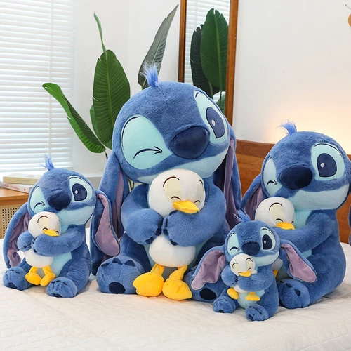 2025 Lilo Stitch duck Plush Stuffed Disney Doll Stuffed Sleeping pillow Kids Toy - Picture 8 of 9
