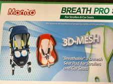 Manito Breath Royal Plus 3D Mesh Seat Pad/Liner Stroller Baby Car Seat   PINK