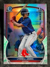 2023 Bowman Chrome 1st LUNAR GLOW REFRACTOR PROSPECT ROOKIE Lyonell James item 1