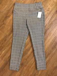 black grey plaid pants