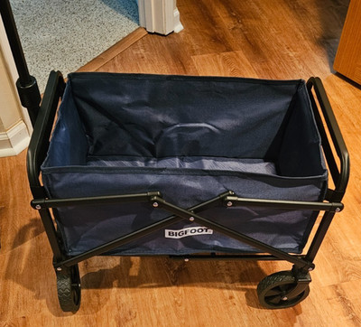 Bigfoot collapsible wagon, Navy Blue, NEW