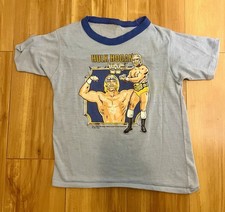 Hulk Hogan Vintage 1985 WWF Titan Sports Pajama Top Kids S- see pics 
